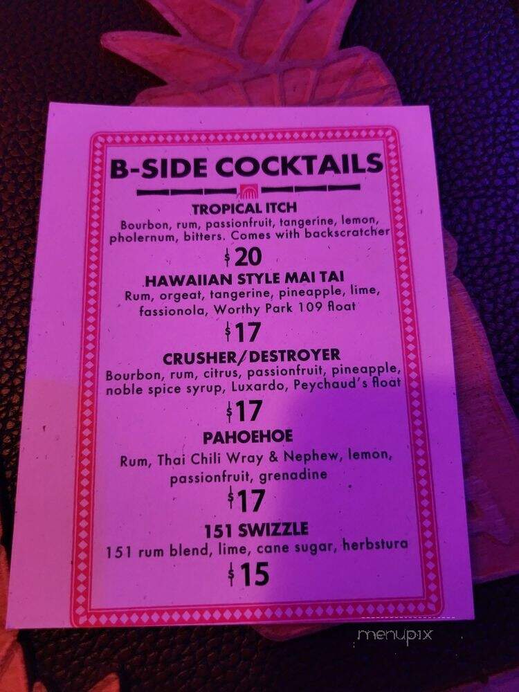 Tiki Tatsu-Ya - Austin, TX menu_pic