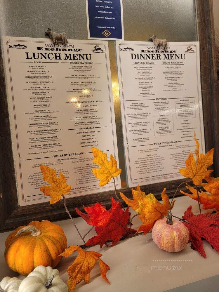 Walker's Exchange - Louisville, KY menu_pic
