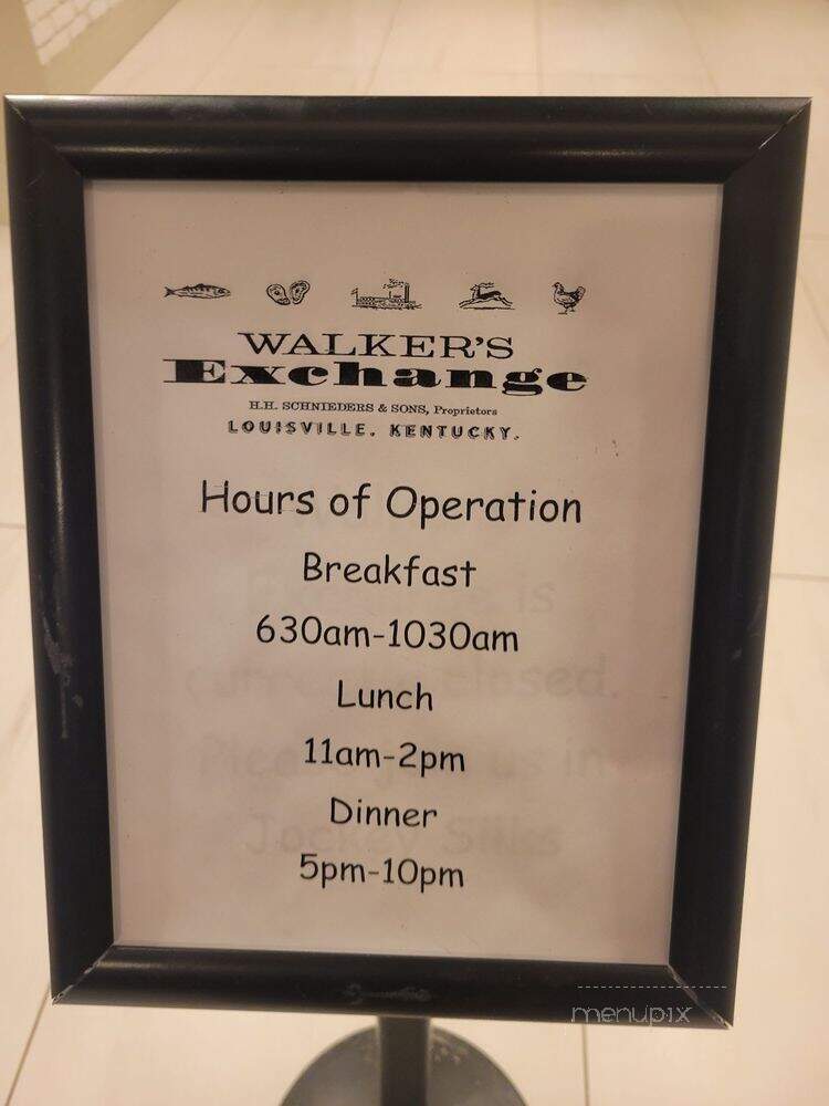 Walker's Exchange - Louisville, KY menu_pic