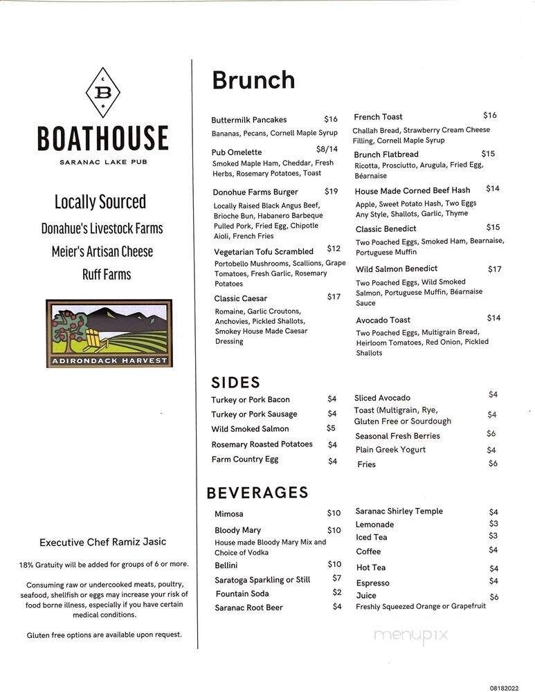 Boathouse Saranac Lake Pub - Saranac Lake, NY