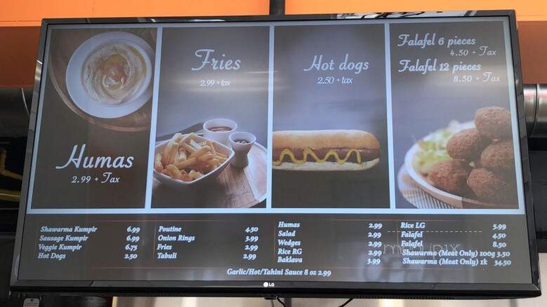 Shawarma Flavors - Mississauga, ON menu_pic