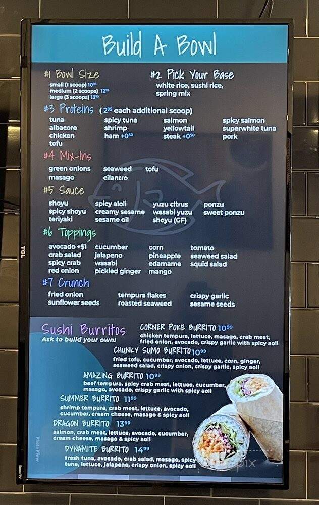 Corner Poke - Greenwood Village, CO menu_pic