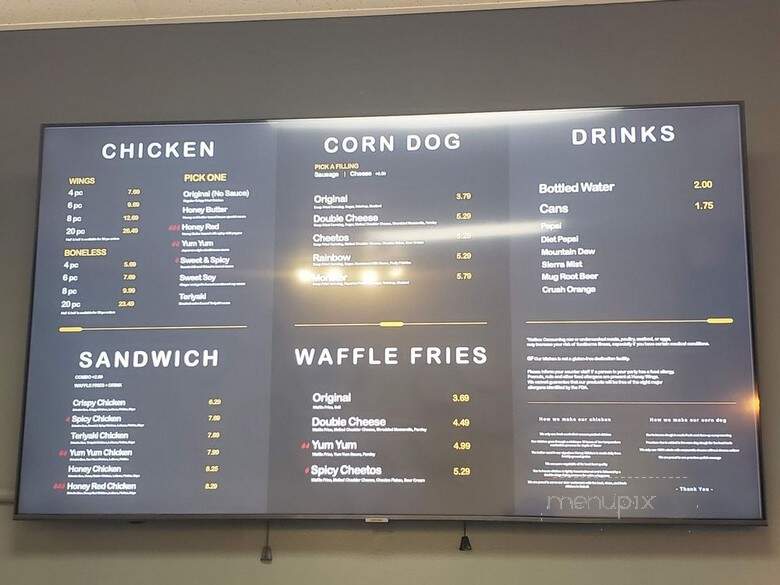 Honey Wings - Rochester Hills, MI menu_pic