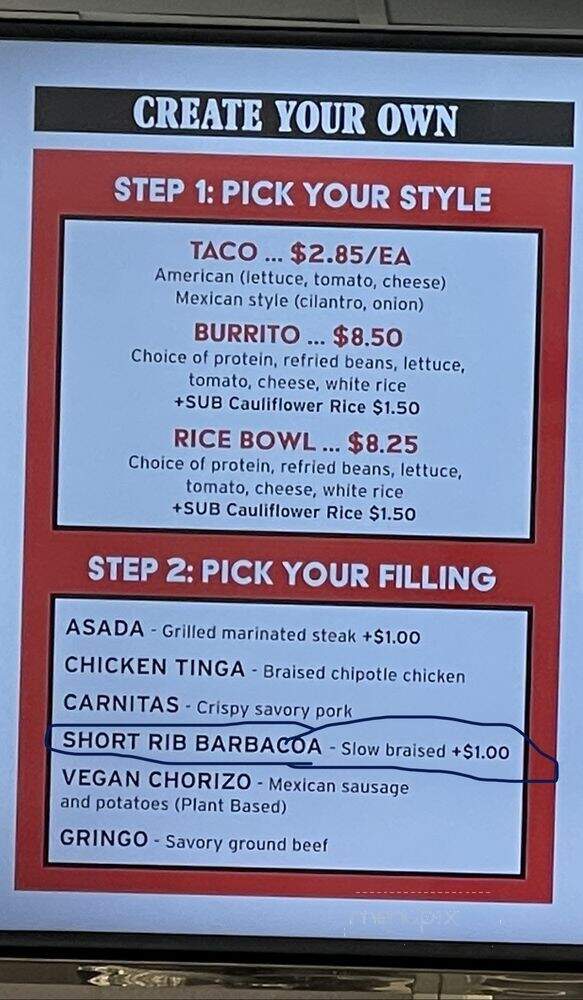 La Mula Mexican Grill - Lake Zurich, IL menu_pic