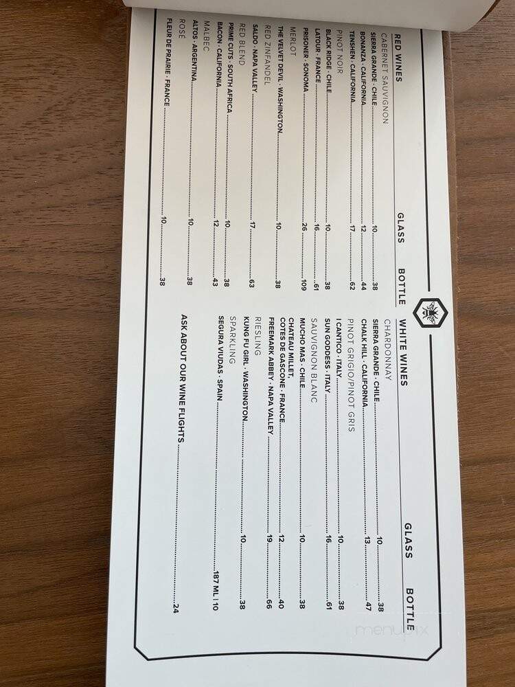 Oak & Honey - Greenville, SC menu_pic