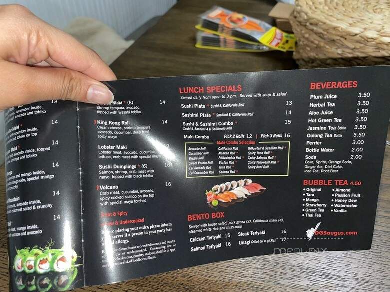 Dumpling Garden - Saugus, MA menu_pic