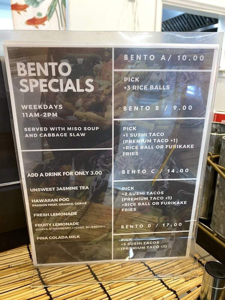 Norigami - Garden Grove, CA menu_pic