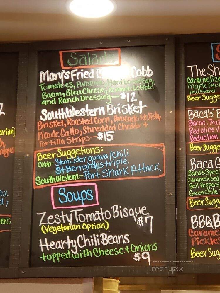 The Shop by Chef Baca - San Jose, CA menu_pic
