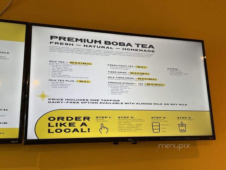 Banh Mi and Roll Plus - Nashville, TN menu_pic