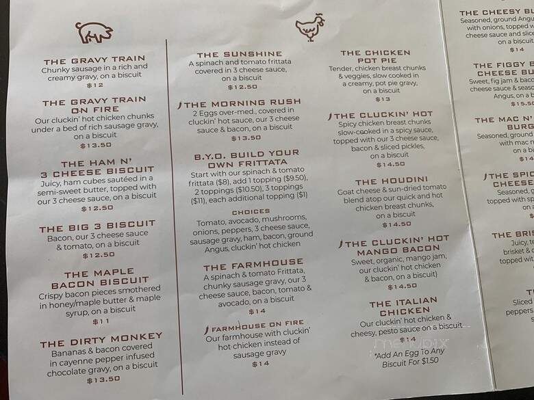 Boujie Biscuit - Indianapolis, IN menu_pic