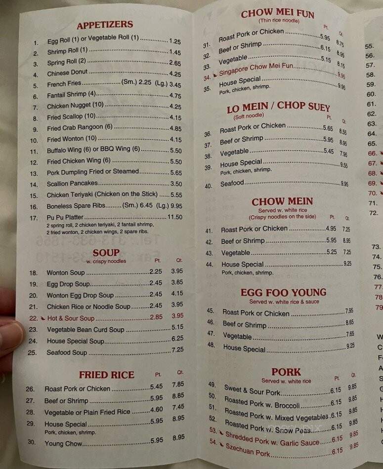 China Lucky Star - Dearborn Heights, MI menu_pic