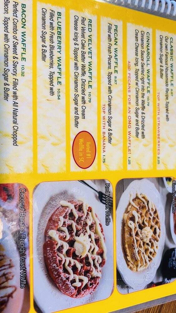 Johnny D's Waffles & Benedicts - Surfside Beach, SC menu_pic