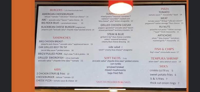McPhee's Canteen - Paso Robles, CA menu_pic