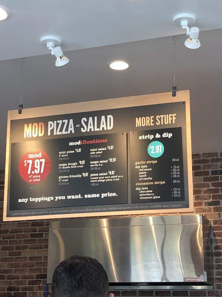 MOD Pizza - Mooresville, NC menu_pic