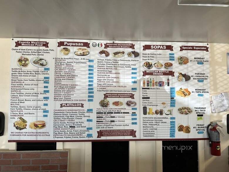 Yoly's Taqueria & Pupuseria - Adelanto, CA menu_pic