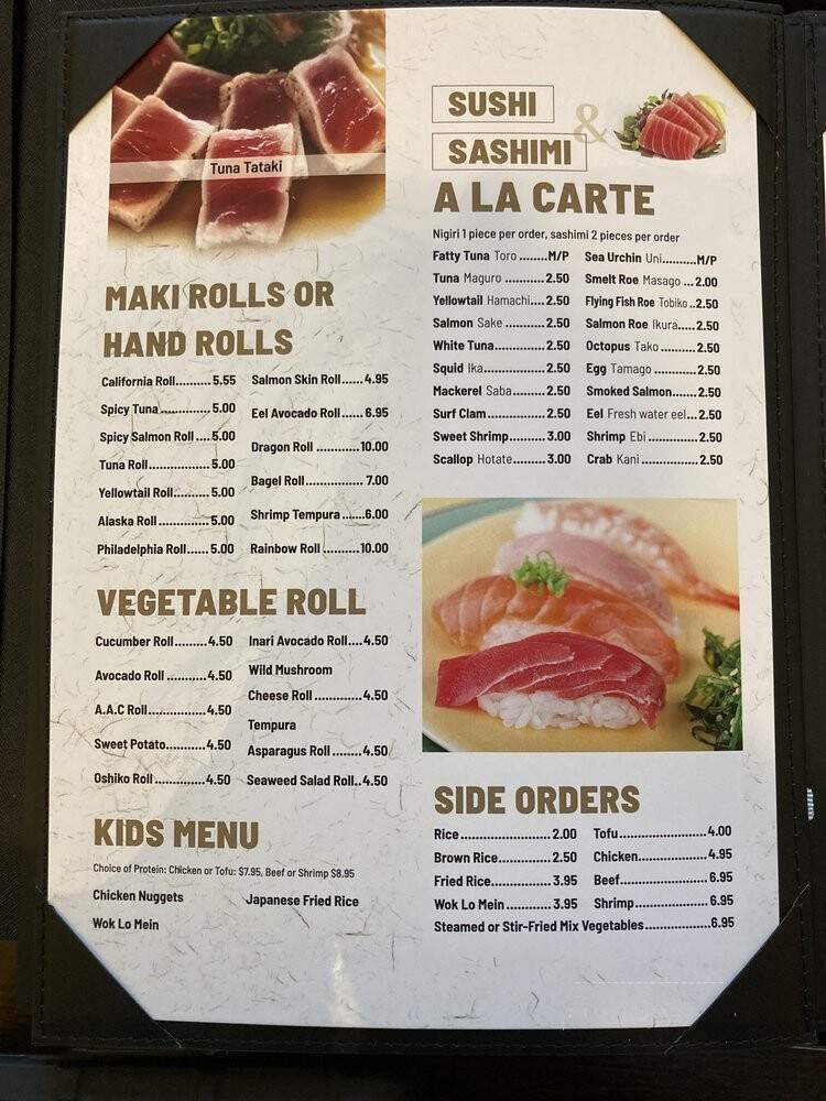 Miyako House - Asheville, NC menu_pic