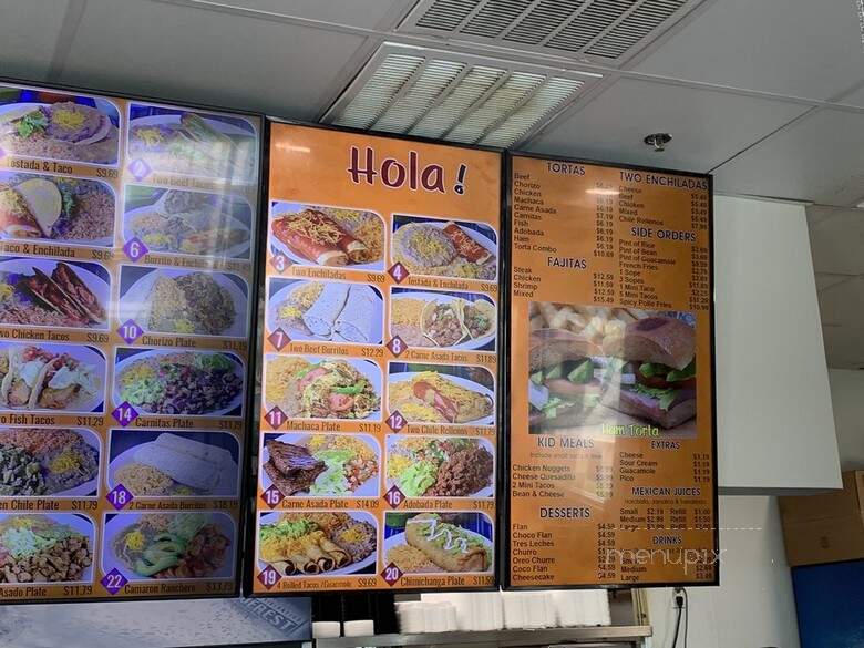 Federico's Mexican Food - Goodyear, AZ menu_pic