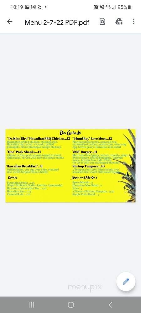 Shaka - Oklahoma City, OK menu_pic