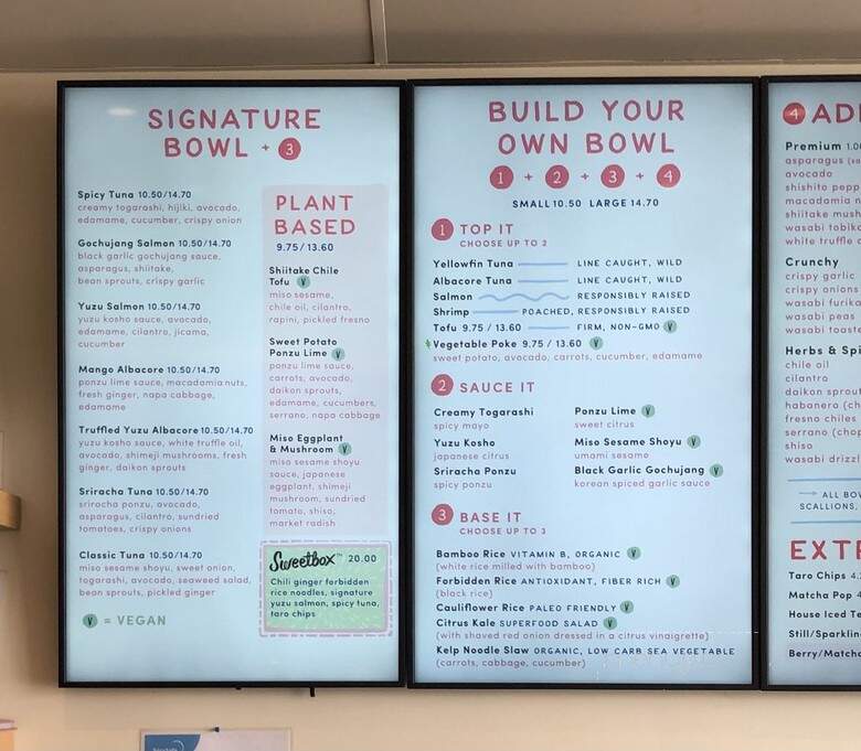 Sweetfin - Costa Mesa, CA menu_pic