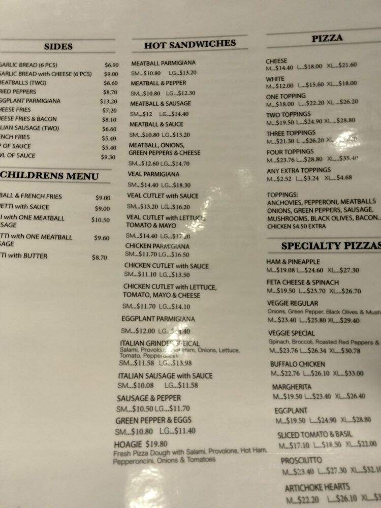 Victor's Kitchen and Pizzeria - East Greenwich, RI menu_pic