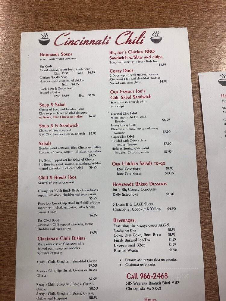 Cincinnati Chili - Chesapeake, VA