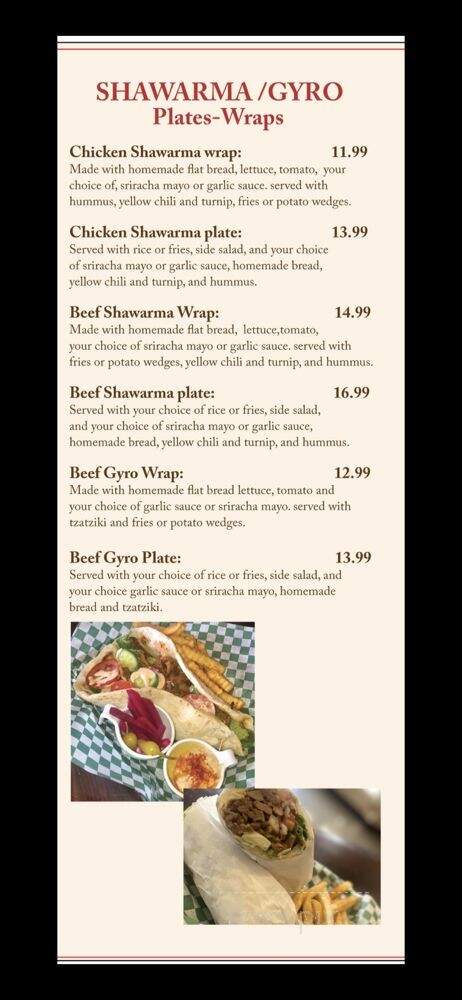 Khatun Tasty World Cuisine - Glendale, CA menu_pic