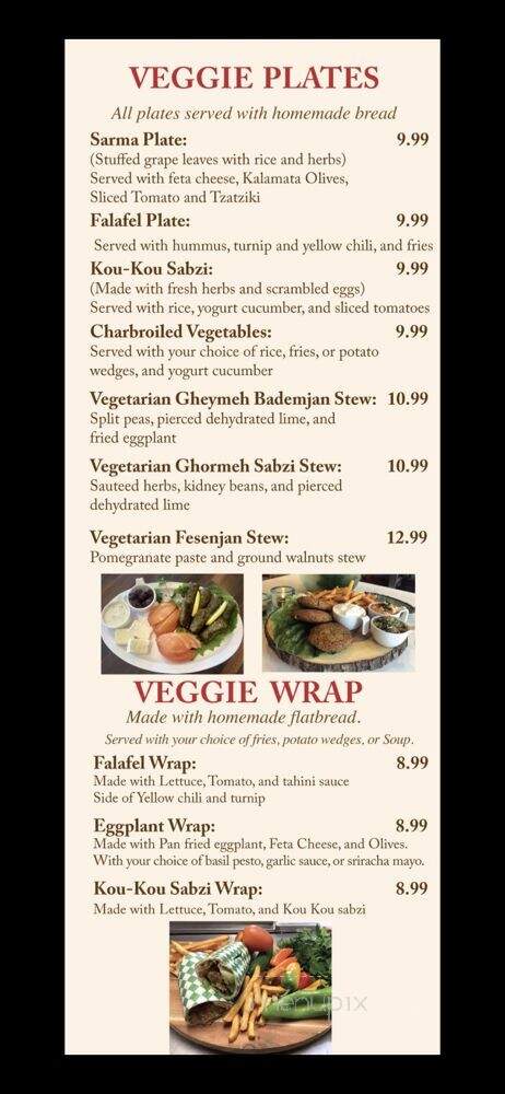 Khatun Tasty World Cuisine - Glendale, CA menu_pic