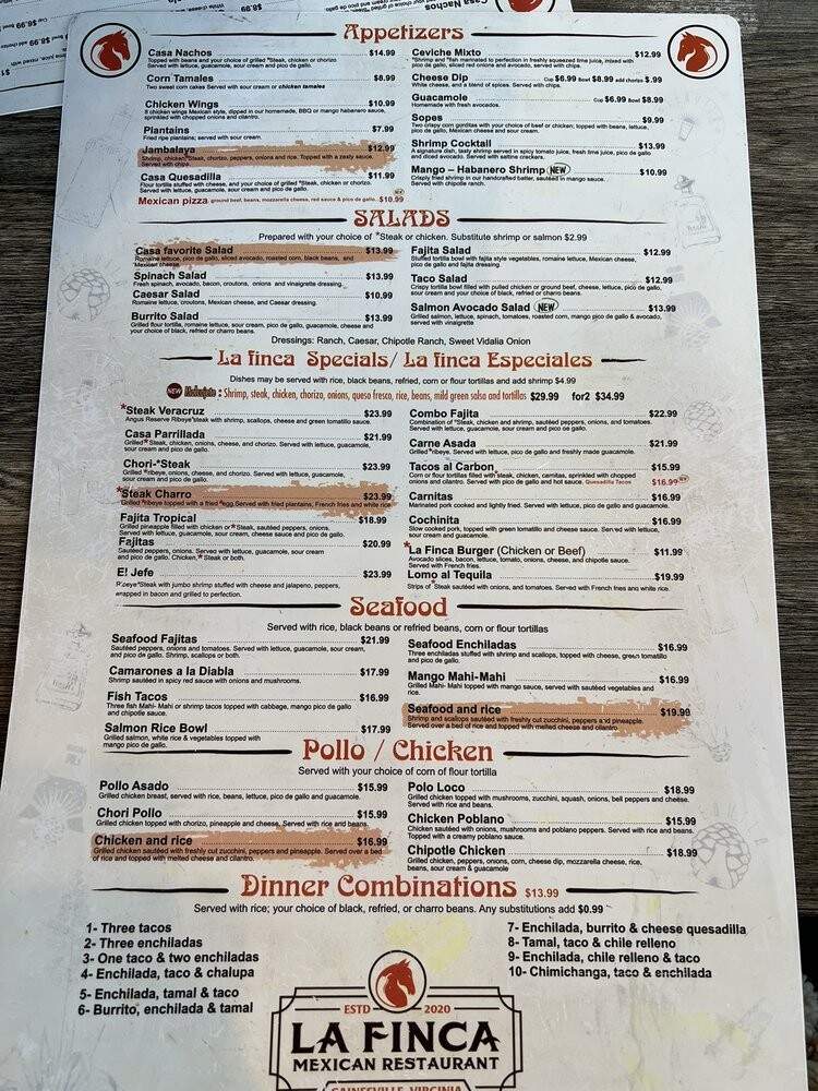 La Finca Mexican Restaurant - Gainesville, VA