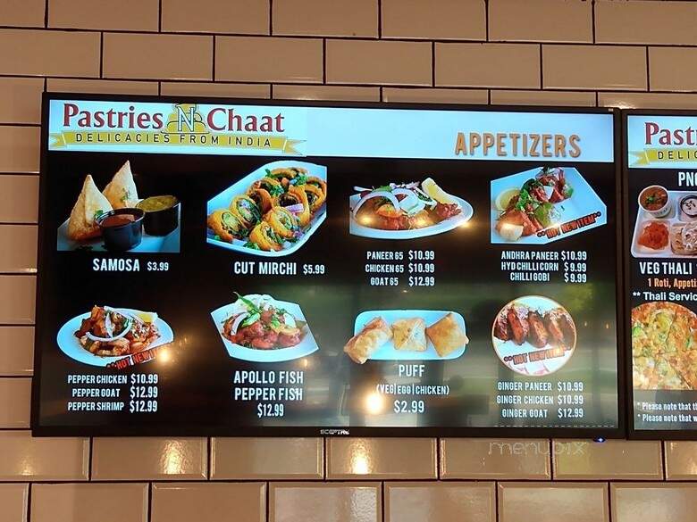 Pastries N Chaat - San Antonio, TX menu_pic