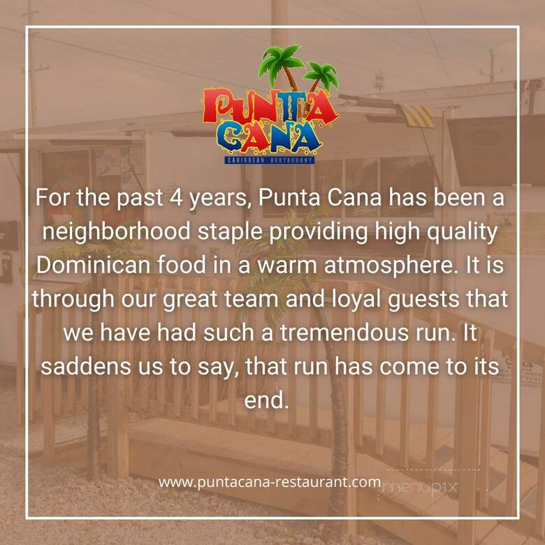 Punta Cana Caribbean Restaurant - Madison, AL menu_pic