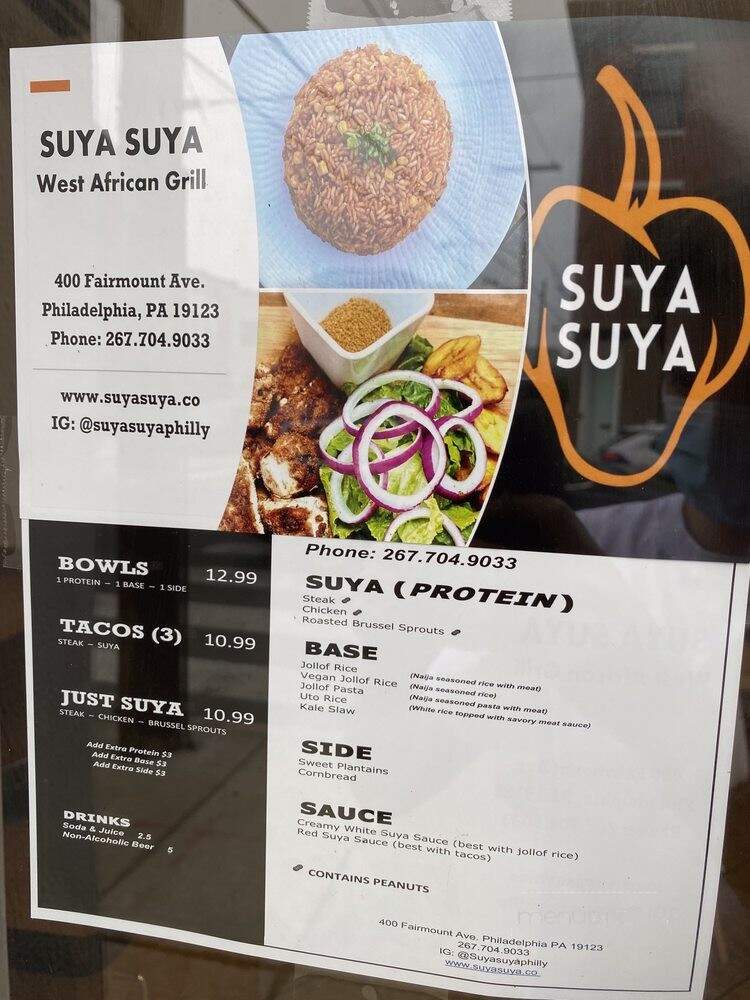 Suya Suya West African Grill - Philadelphia, PA menu_pic