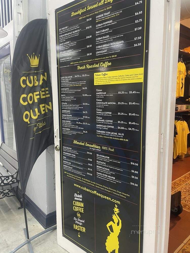Cuban Coffee Queen - Key West, FL menu_pic