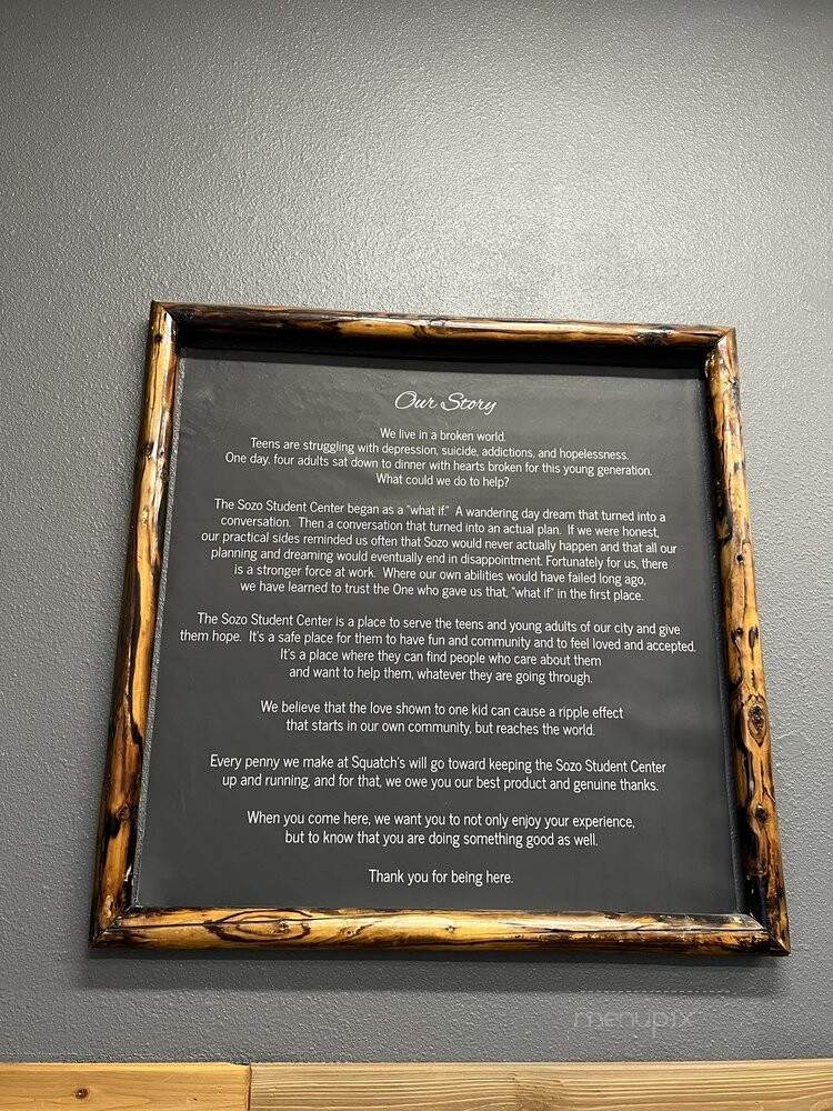Squatch's Gourmet Ice Cream Sandwiches and Coffee - Rohnert Park, CA menu_pic