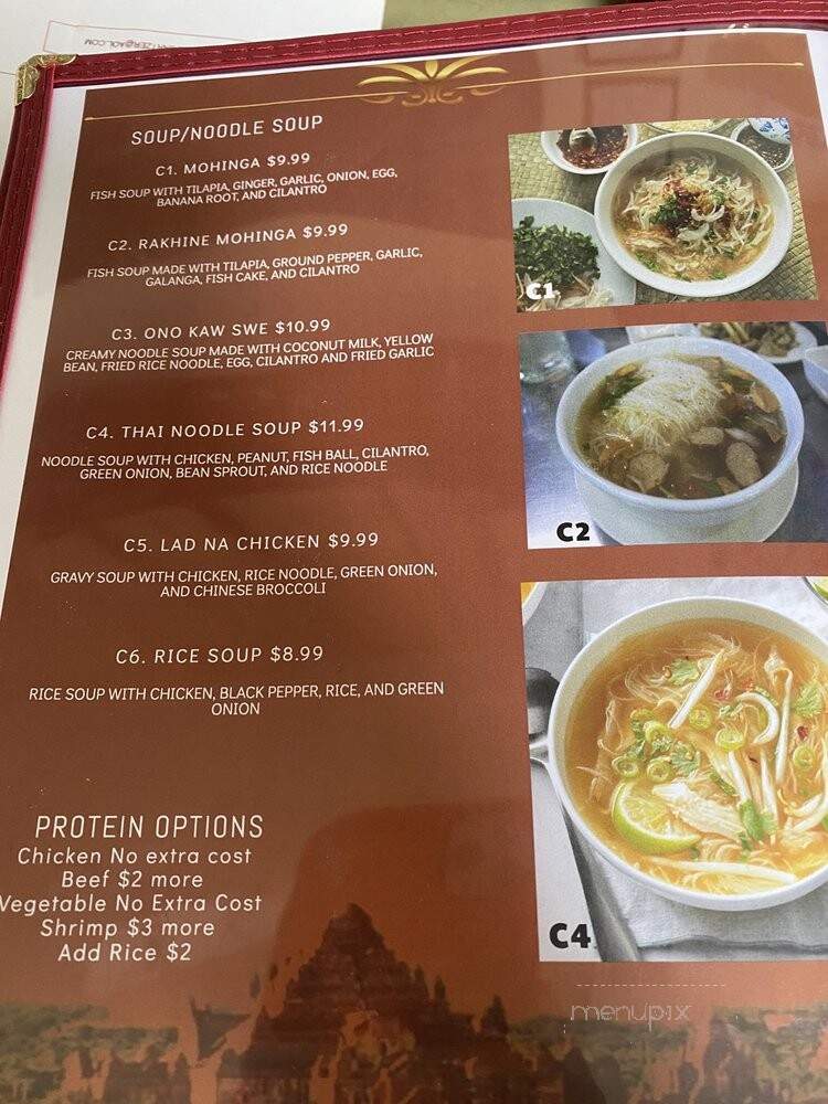 Taw Win Burmese Food - Denver, CO menu_pic