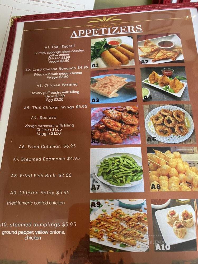 Taw Win Burmese Food - Denver, CO menu_pic