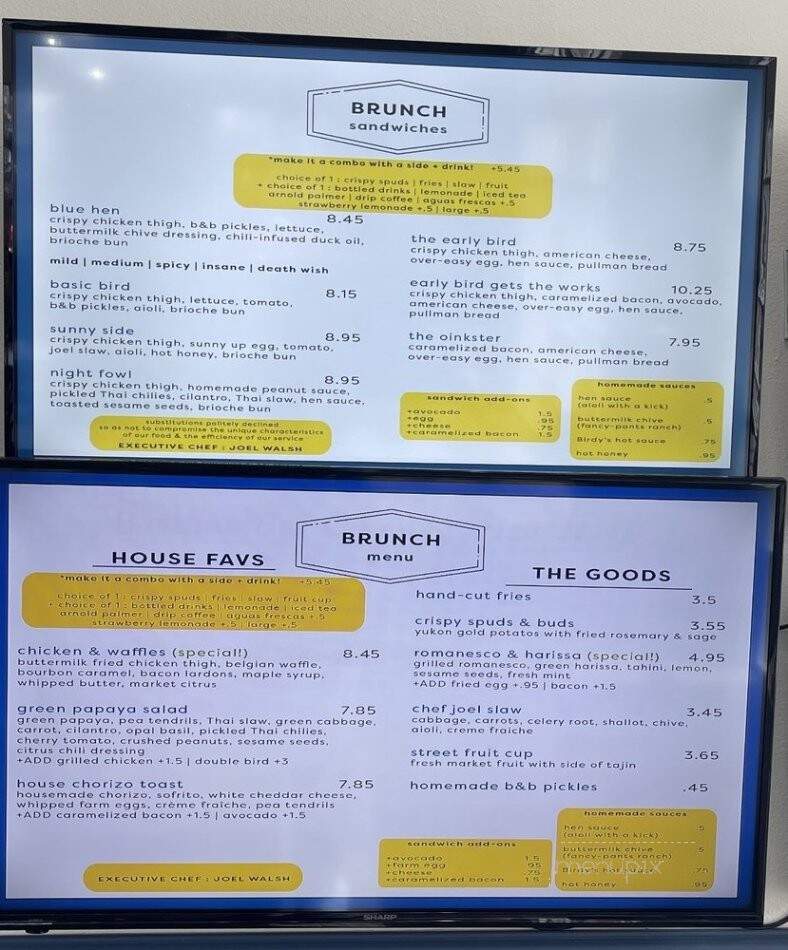 Blue Hen Chicken Co. - Las Vegas, NV menu_pic