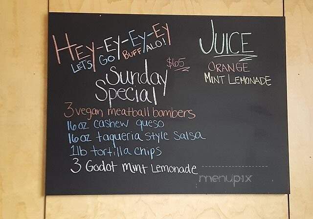 Cafe Godot - Buffalo, NY menu_pic