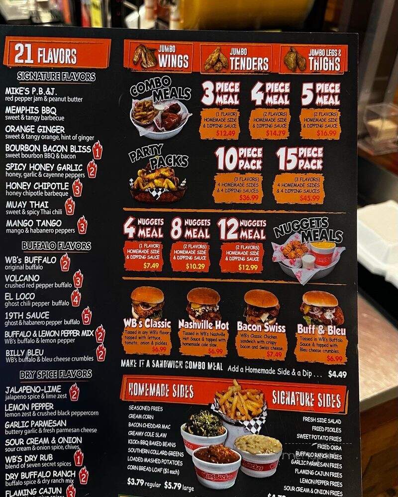 WingBucket - Dallas, TX menu_pic