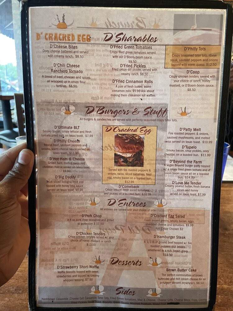 D'Cracked Egg - Tupelo, MS menu_pic