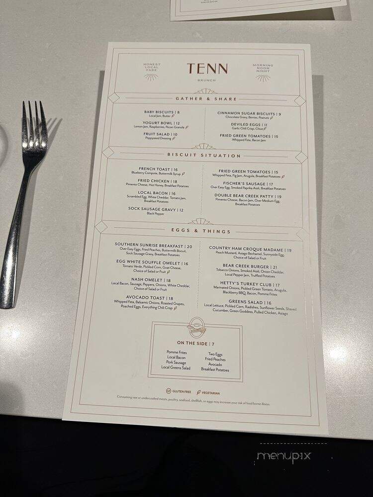 Tenn - Nashville, TN menu_pic