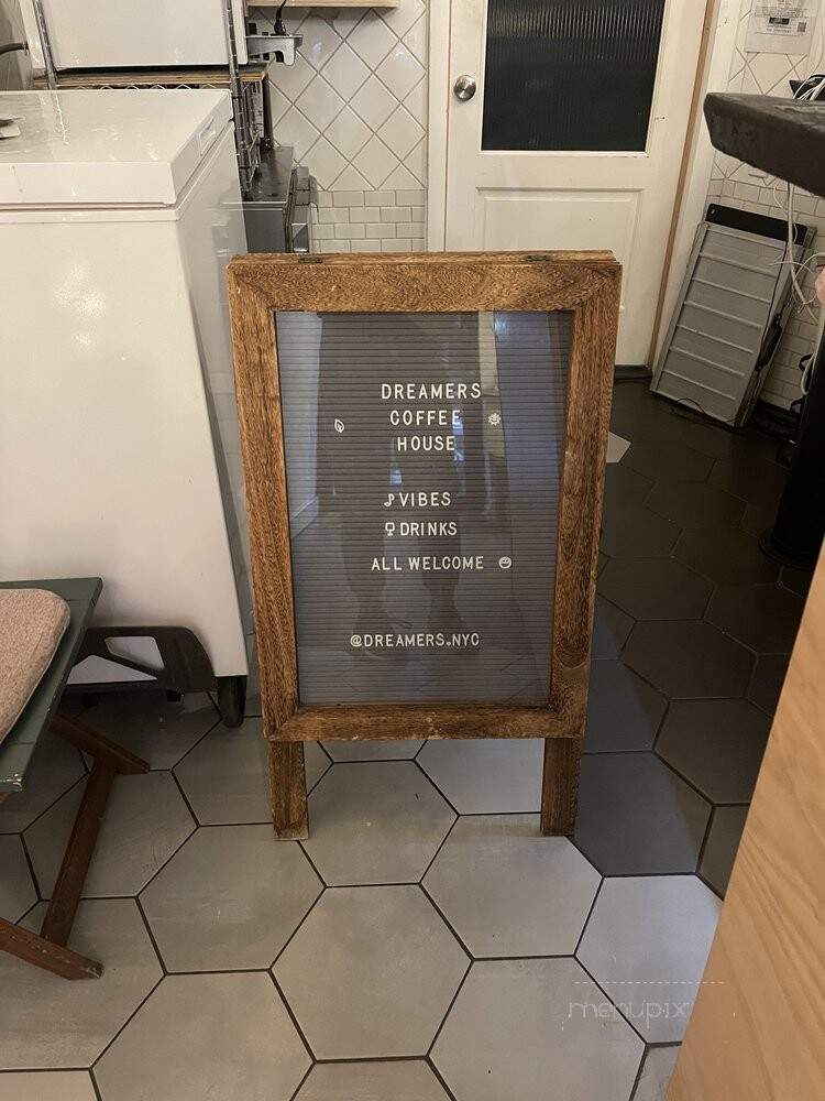 Dreamers Coffee House - New York, NY menu_pic