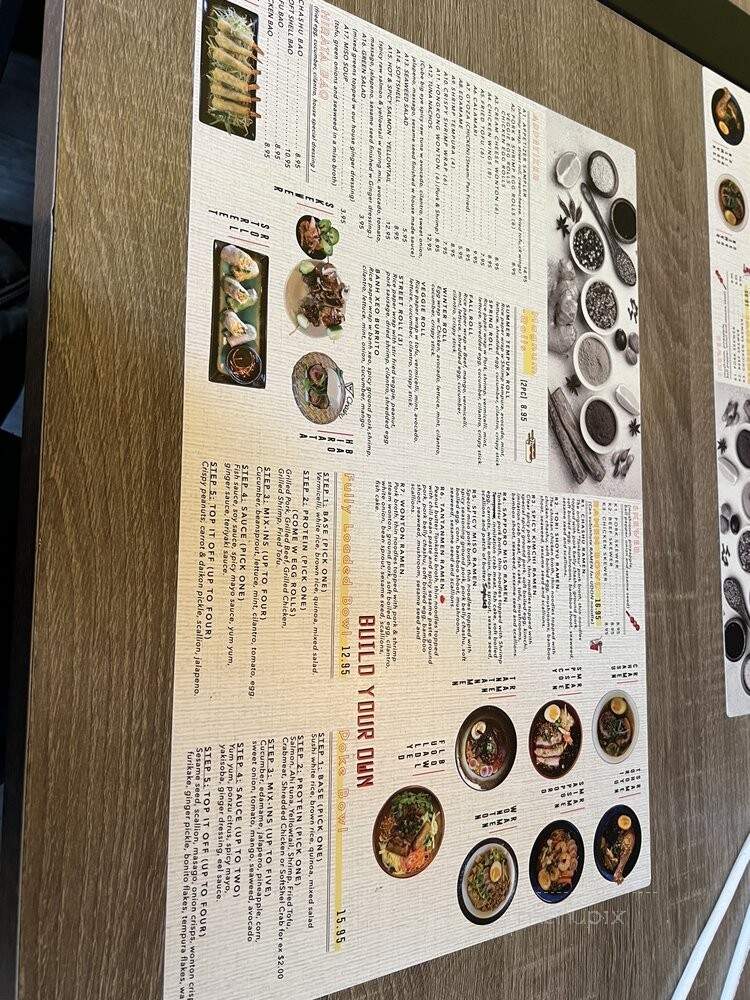 Rolls & Bowls Asian Cook House - Brooklyn Park, MN menu_pic