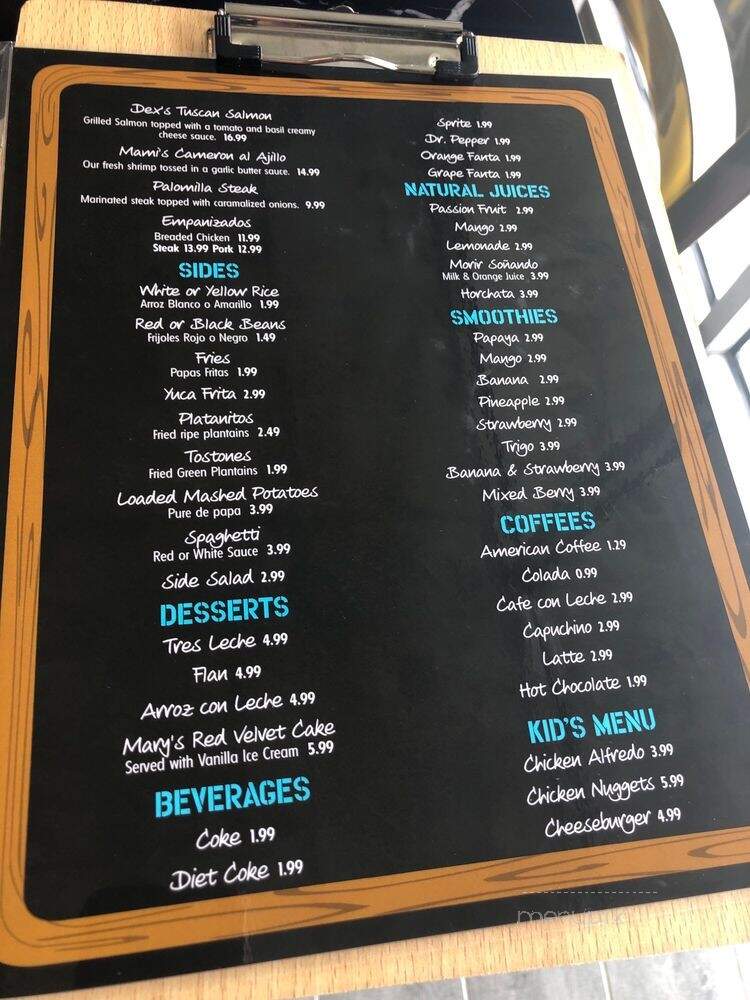 Caribbean Twist - Tampa, FL menu_pic