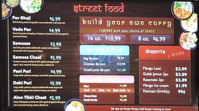 Makam's Indian Restaurant - Millcreek, UT menu_pic