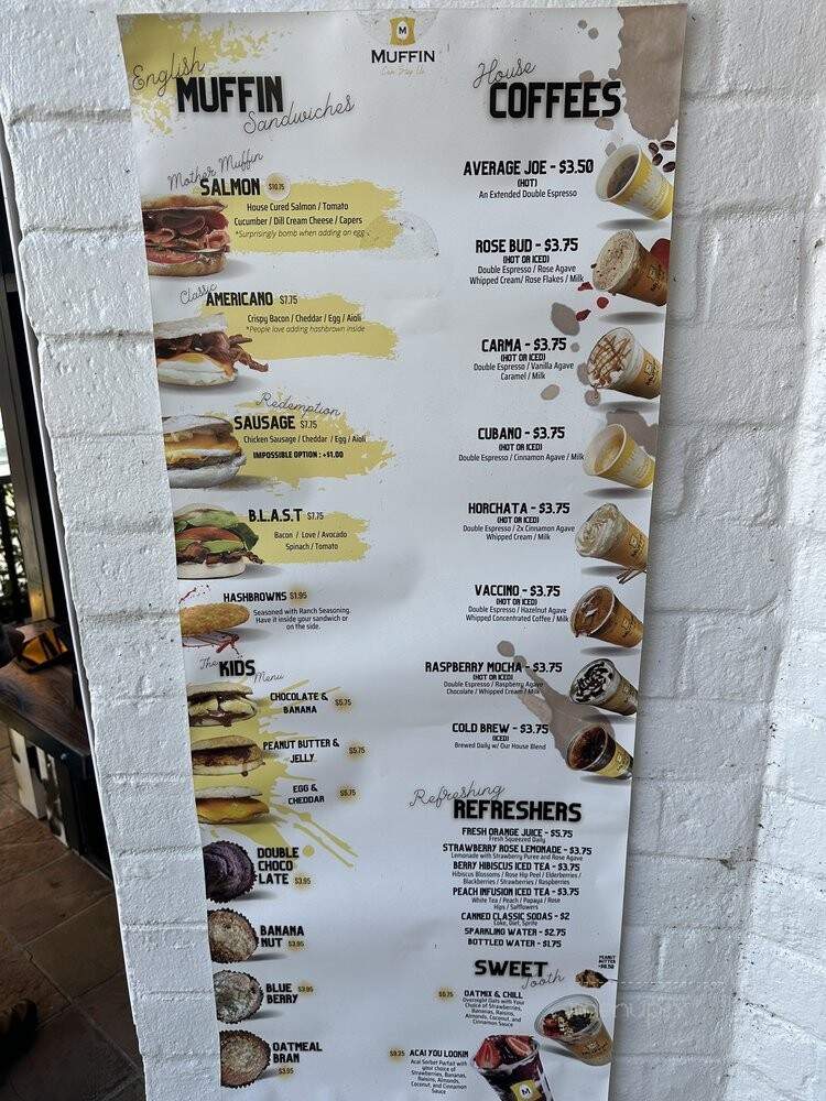 Muffin Can Stop Us - Los Angeles, CA menu_pic