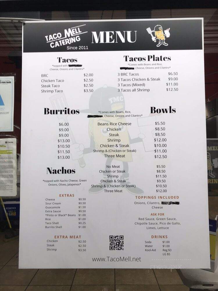 Taco Mell - Los Angeles, CA menu_pic