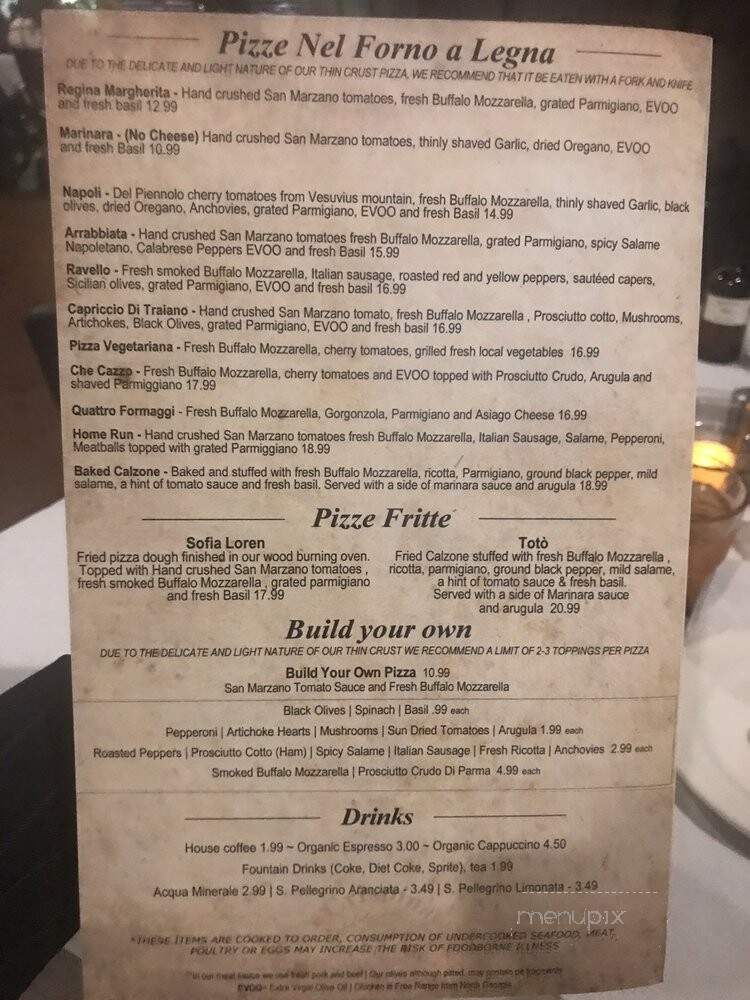 Crispina Ristorante & Pizzeria - Kennesaw, GA menu_pic