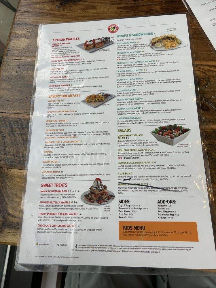 Just Love Coffee Cafe - Sandy Springs, GA menu_pic