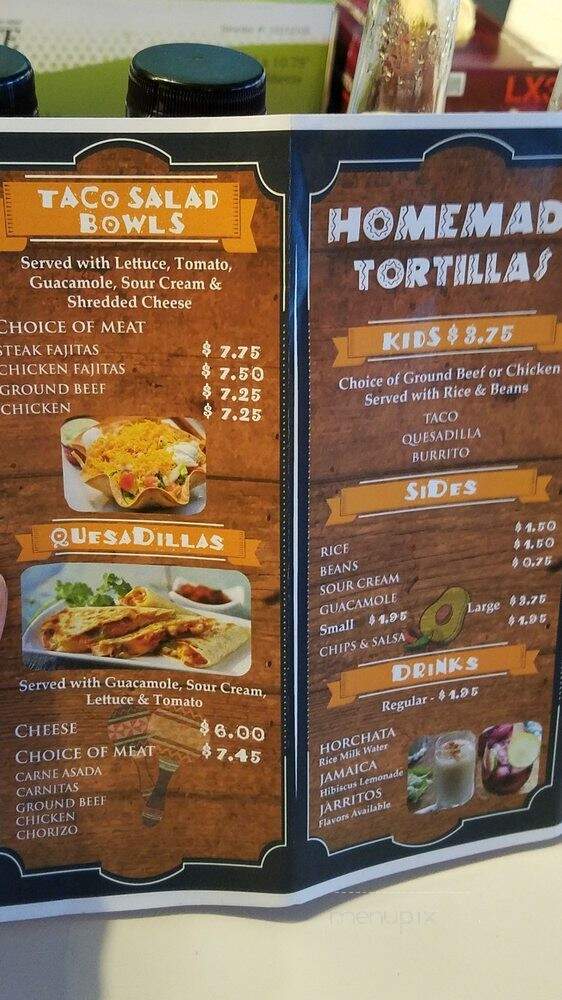Sergio's Tacos - Cocoa Beach, FL menu_pic
