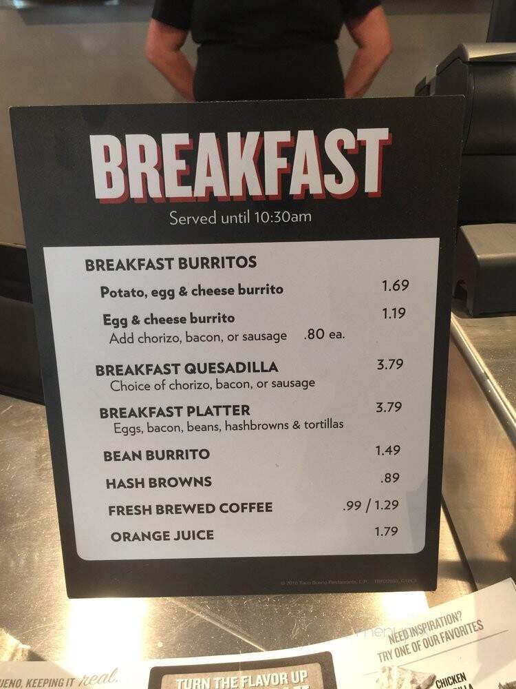Taco Bueno - Flower Mound, TX menu_pic